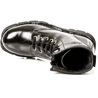  M.1458-C2 CHAROL ARRUGADO NEGRO, PLANING NEGRO SIN New Rock M.1458-C2  8