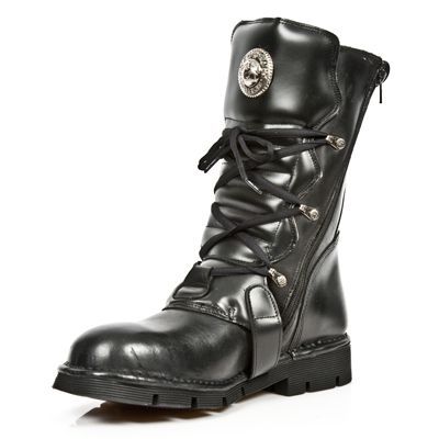 Ботинки M.1473B-C1 ITALI NEGRO ANTIK NEGRO PLANING NEGRO SIN COMFORT New Rock M.1473B-C1 Изображение 5