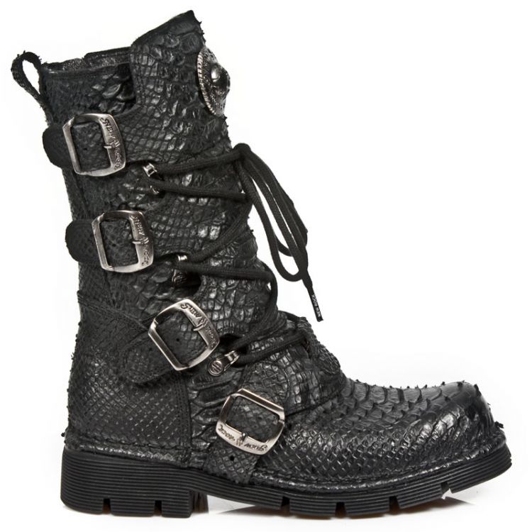  M.1473-C25 PITON RAW NEGRO PLANING NEGRO SIN COMFORT PLUS New Rock M.1473-C25  1