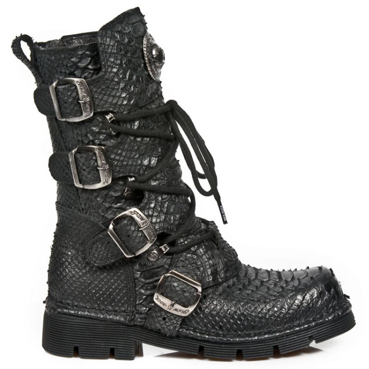  M.1473-C25 PITON RAW NEGRO PLANING NEGRO SIN COMFORT PLUS New Rock M.1473-C25  2
