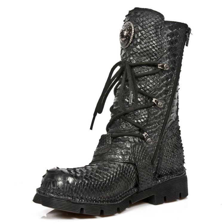  M.1473-C25 PITON RAW NEGRO PLANING NEGRO SIN COMFORT PLUS New Rock M.1473-C25  5