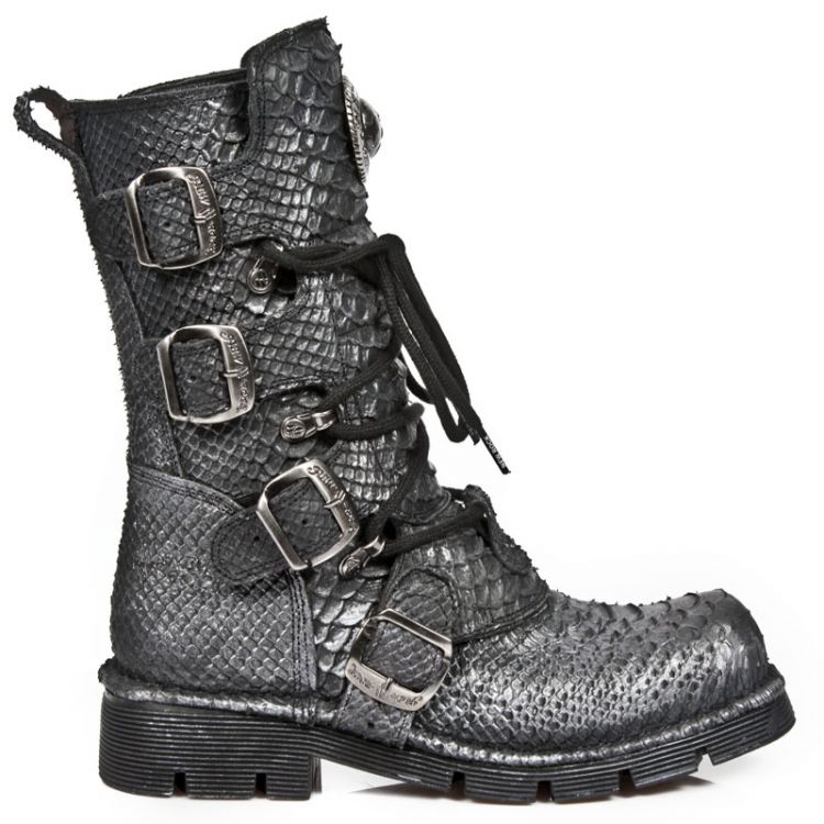  M.1473-C26 PITON RAW NEGRO PLOMO PLANING NEGRO SIN COMFORT P New Rock M.1473-C26  2