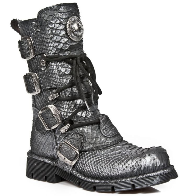  M.1473-C26 PITON RAW NEGRO PLOMO PLANING NEGRO SIN COMFORT P New Rock M.1473-C26  3