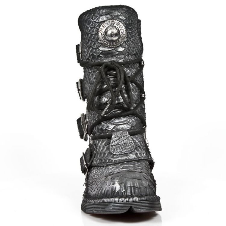  M.1473-C26 PITON RAW NEGRO PLOMO PLANING NEGRO SIN COMFORT P New Rock M.1473-C26  4