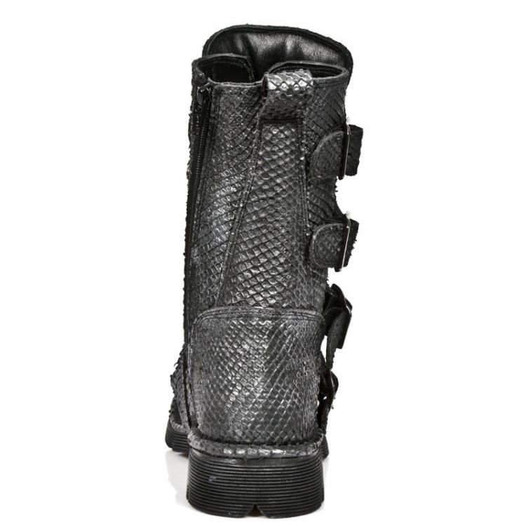  M.1473-C26 PITON RAW NEGRO PLOMO PLANING NEGRO SIN COMFORT P New Rock M.1473-C26  6