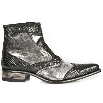  M.2283-R4 PITON NEGRO BOX PLAMANE SUELA SOL TACON M2 ACERO New Rock M.2283-R4  2