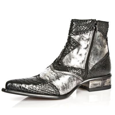  M.2283-R4 PITON NEGRO BOX PLAMANE SUELA SOL TACON M2 ACERO New Rock M.2283-R4  5