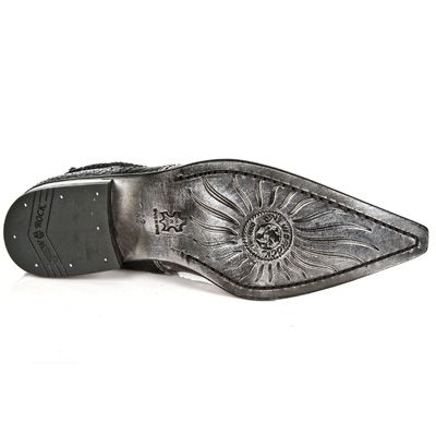  M.2283-R4 PITON NEGRO BOX PLAMANE SUELA SOL TACON M2 ACERO New Rock M.2283-R4  7