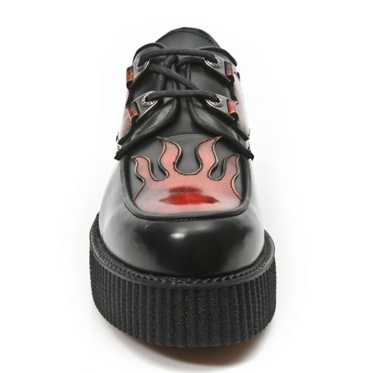  M.2400-R10 ANTIK NEGRO PULIK FUEGO CREEPERS NEGRO New Rock M.2400-R10  4