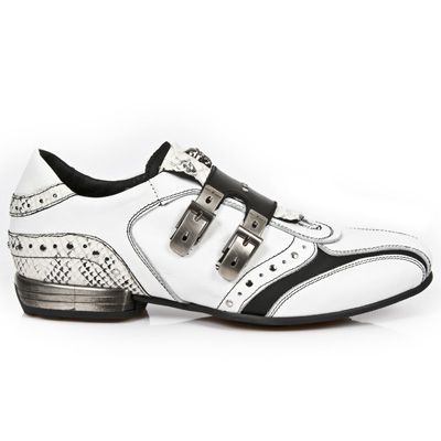  M.2715-C10 NAPA BLANCA ITALI NEGRO PITON BLANCO SNOB T ACERO New Rock M.2715-C10  1
