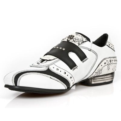  M.2715-C10 NAPA BLANCA ITALI NEGRO PITON BLANCO SNOB T ACERO New Rock M.2715-C10  5
