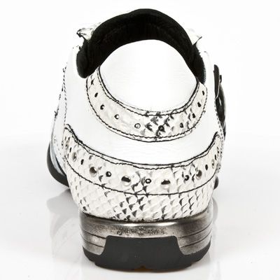  M.2715-C10 NAPA BLANCA ITALI NEGRO PITON BLANCO SNOB T ACERO New Rock M.2715-C10  6