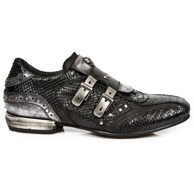  M.2715-C5 PITON NEGRO ITALI NEGRO BOX PLANE SNOT TACON ACERO New Rock M.2715-C5  1