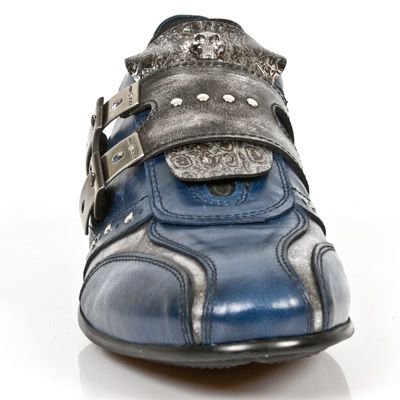  M.2715-C8 NOMADA AZUL BOX PLANE COCO RED PLATA SNOB T ACERO New Rock M.2715-C8  4