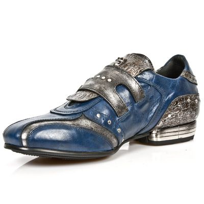  M.2715-C8 NOMADA AZUL BOX PLANE COCO RED PLATA SNOB T ACERO New Rock M.2715-C8  5