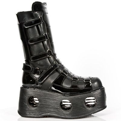  M.309 ITALI NEGRO, CHAROL NEGRO LISO, NEW SPACE New Rock M.309-C4  1