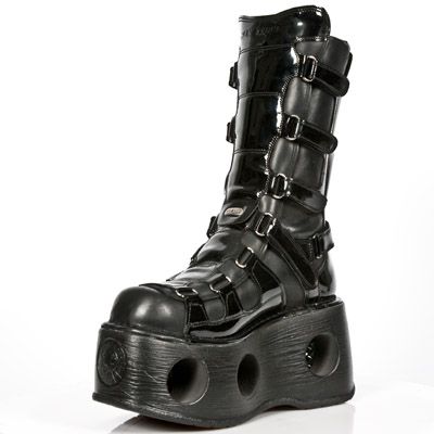  M.309 ITALI NEGRO, CHAROL NEGRO LISO, NEW SPACE New Rock M.309-C4  5