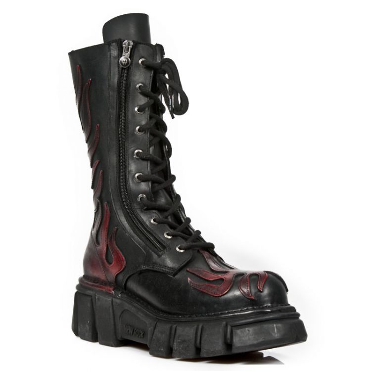 M.319-R2 NOMADA NEGRO PULIK ROJO TERMINATOR NEGRO New Rock M.319-R2  2