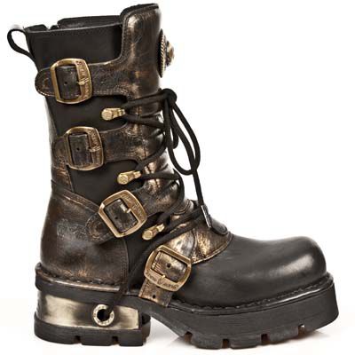  M.373-C40 ITALI NEGRO BOX OROMANE PLANING NEGRO NEW M3 ORO O New Rock M.373-C40  2