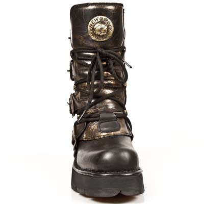  M.373-C40 ITALI NEGRO BOX OROMANE PLANING NEGRO NEW M3 ORO O New Rock M.373-C40  4