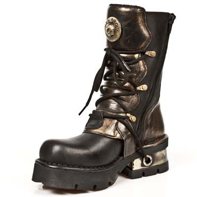  M.373-C40 ITALI NEGRO BOX OROMANE PLANING NEGRO NEW M3 ORO O New Rock M.373-C40  5