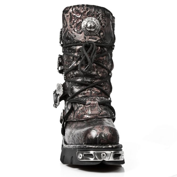  M.391-S26 VINTAGE-2 FLOWER ROJO, REACTO NEGRO TOBERAS New Rock M.391-S26  4