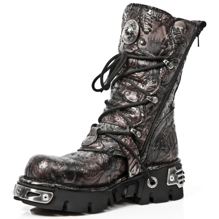 M.391-S26 VINTAGE-2 FLOWER ROJO, REACTO NEGRO TOBERAS New Rock M.391-S26  5