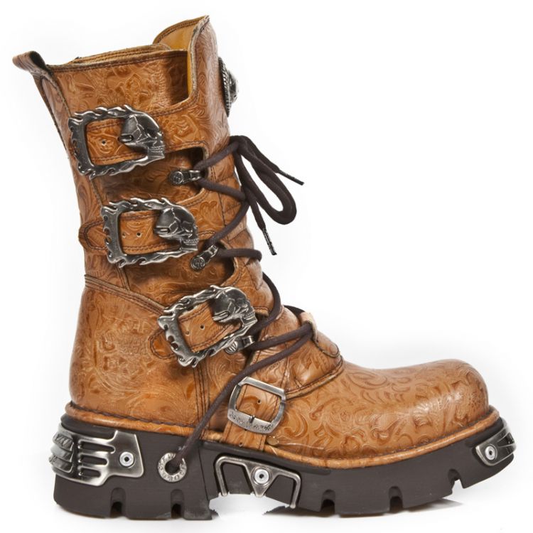  M.391-S3 VINTAGE FLOWER CUERO, REACTOR MARRON TOBERAS ORIF New Rock M.391-S3  2