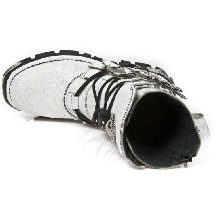 M.391-S7 VINTAGE FLOWER BLANCO-PLATA, REACTOR NEGRO TOBERAS New Rock M.391-S7  8