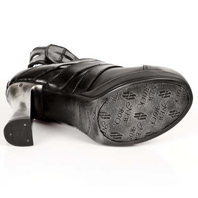  M.5803-C10 NOMADA NEGRO, PLATAFORMA TACON GOTH ACERO New Rock M.5803-C10  7