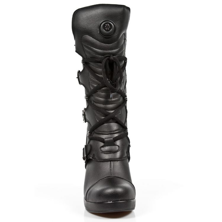  M.5815-VC10 VEGAN NEGRO PLATAFORMA GOTH TACON ACERO New Rock M.5815-VC10  4