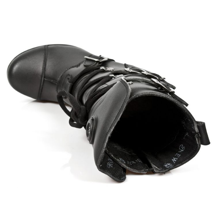  M.5815-VC10 VEGAN NEGRO PLATAFORMA GOTH TACON ACERO New Rock M.5815-VC10  8