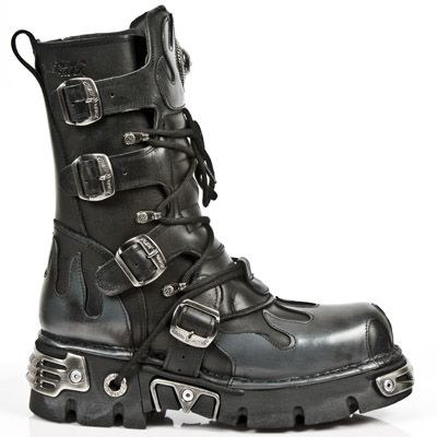  M.591-R20 ITALI NEGRO Y PULIK ACERO, REACTOR NEGRO TOBERAS O New Rock M.591-R20  1