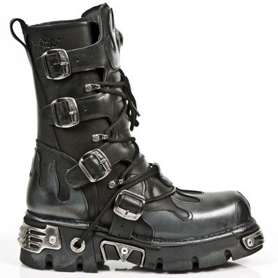  M.591-R20 ITALI NEGRO Y PULIK ACERO, REACTOR NEGRO TOBERAS O New Rock M.591-R20  2