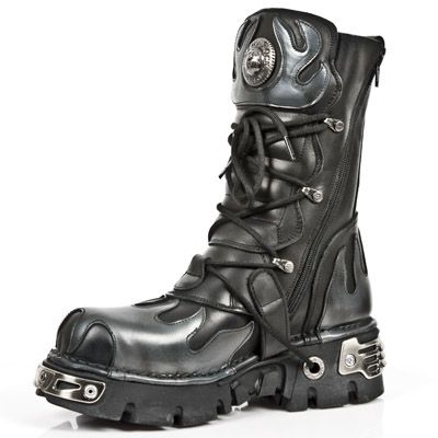  M.591-R20 ITALI NEGRO Y PULIK ACERO, REACTOR NEGRO TOBERAS O New Rock M.591-R20  5