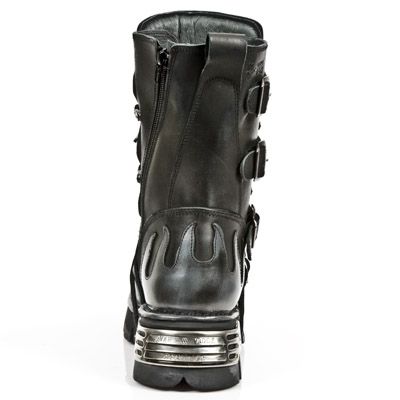  M.591-R20 ITALI NEGRO Y PULIK ACERO, REACTOR NEGRO TOBERAS O New Rock M.591-R20  6