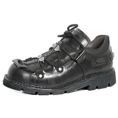 Ботинки M.665-C1 ITALI NEGRO NOMADA NEGRO PLANING NEGRO SIN New Rock M.665-C1 Изображение 1