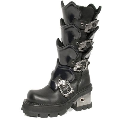  748 ITALI NEGRO ANTIC MORADO PLANING NEGRO M8 ACERO New Rock M.748-C1  1