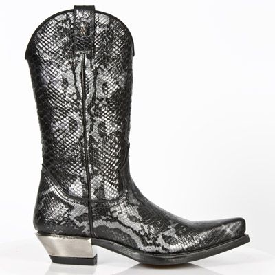  M.7800-C2 SNAKE GRIS WEST NEGRO ACERO TACON ACERO New Rock M.7800-C2  2