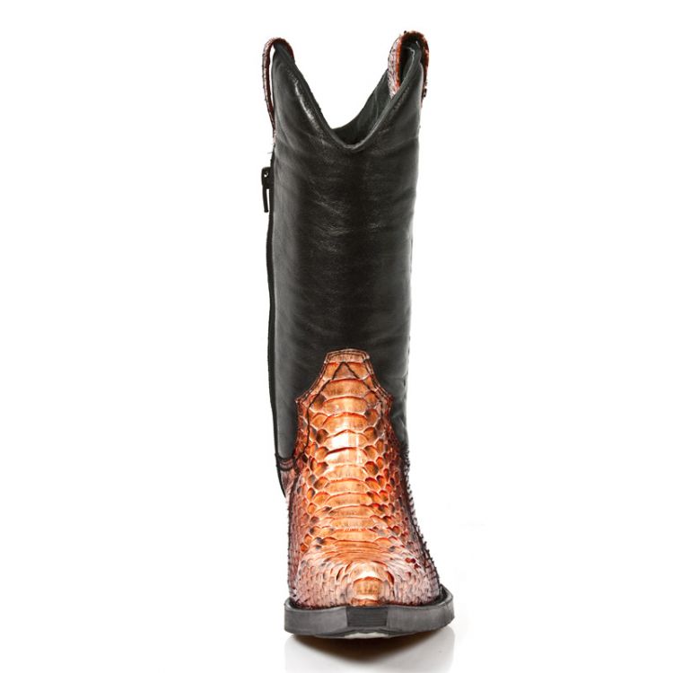  M.7800PT-S1 PYTHON RETICULATUS ORANGE, NOMADA NEGRO, WEST New Rock M.7800PT-S1  4