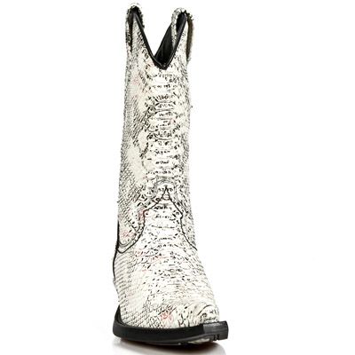  M.7802-C6 PITON BLANCO NEGRO WEST NEGRO ACERO TACON ACERO New Rock M.7802-C6  4