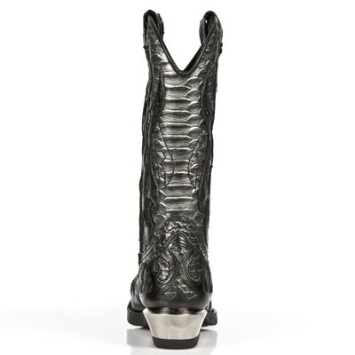  M.7921-C14 NOMADA NEGRO SERPENTE MAKI ACERO WEST NEGRO ACERO New Rock M.7921-C14  6