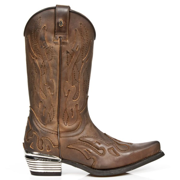 Казаки M.7921-C17 ALASKA CUERO, WEST MARRON, TACON DALLAS ACERO New Rock M.7921-C17 Изображение 2