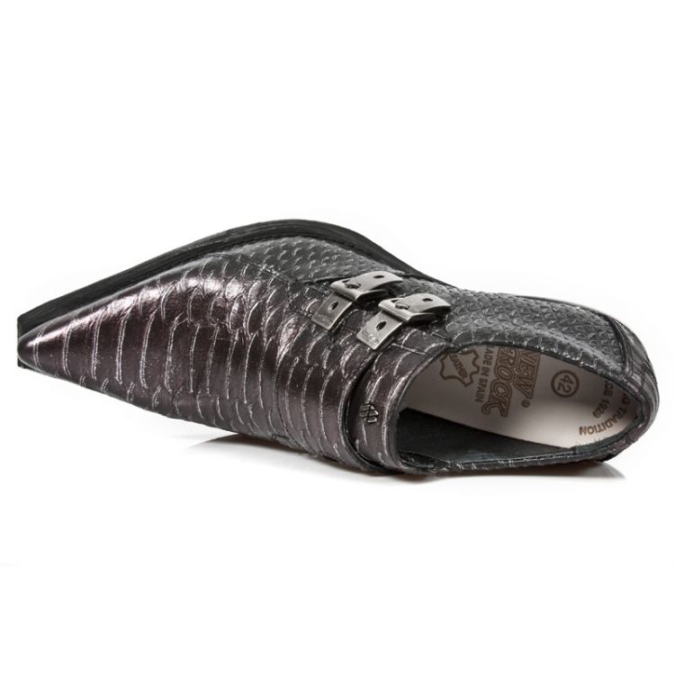  M.7934PT-C3 SERPENTE MAKI LILA WEST NEGRO ACERO TACON DALLAS New Rock M.7934PT-C3  8