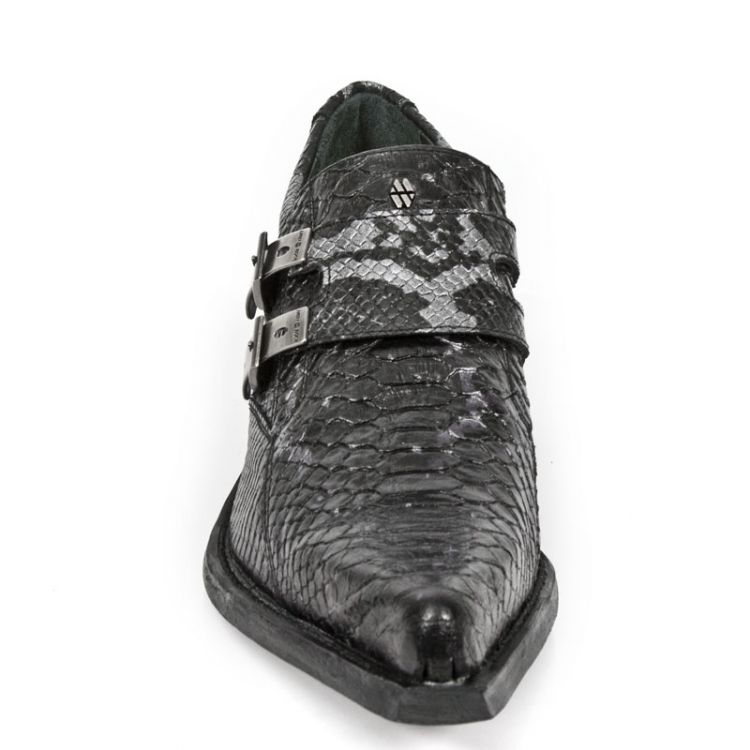  M.7934PT-C9 SNAKE GRIS WEST NEGRO ACERO TACON DALLAS ACERO New Rock M.7934PT-C9  4