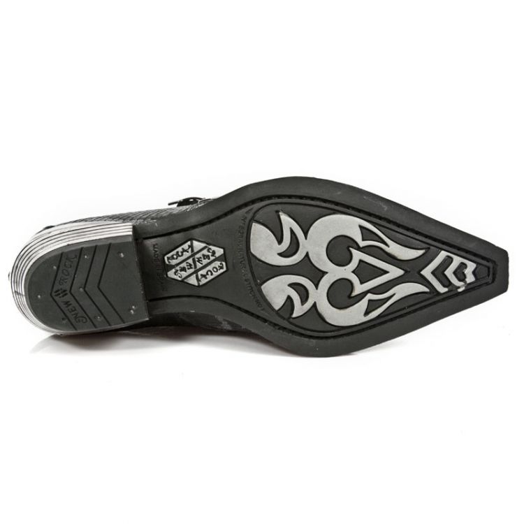  M.7934PT-C9 SNAKE GRIS WEST NEGRO ACERO TACON DALLAS ACERO New Rock M.7934PT-C9  7