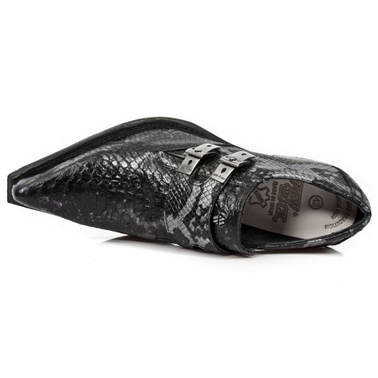 M.7934PT-C9 SNAKE GRIS WEST NEGRO ACERO TACON DALLAS ACERO New Rock M.7934PT-C9  8