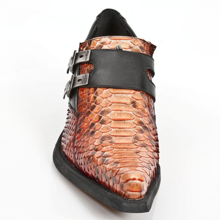  M.7934PT-S11 PYTHON RETICULATUS NARANJA, NOMADA NEGRO, DALLA New Rock M.7934PT-S11  4
