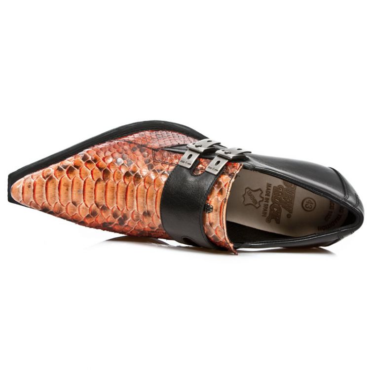  M.7934PT-S11 PYTHON RETICULATUS NARANJA, NOMADA NEGRO, DALLA New Rock M.7934PT-S11  8