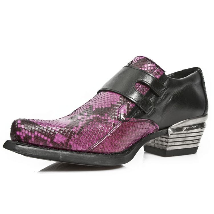  M.7934PT-S13 PYTHON RETICULATUS LILA, NOMADA NEGRO, DALLAS N New Rock M.7934PT-S13  5